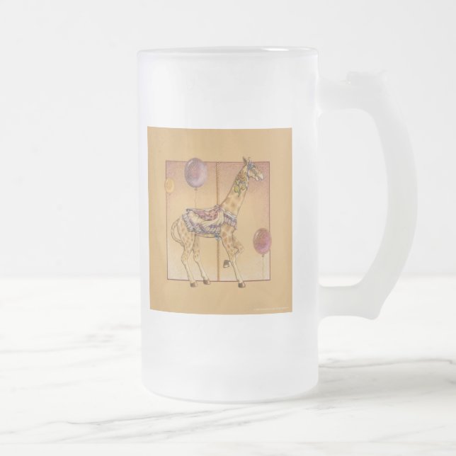 Frosted Cup - Carousel Giraffe (Right)