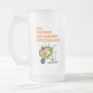 Frosted Dad mug 16 oz | Dad gardener