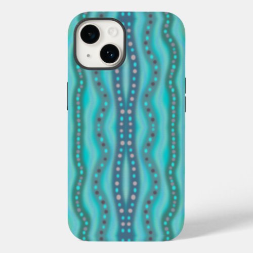 Frosted Dichroic Beach Glass Abstract Pattern  Case_Mate iPhone 14 Case