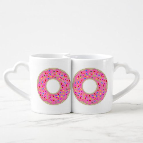 Frosted Donut Dunk Coffee Mug Set