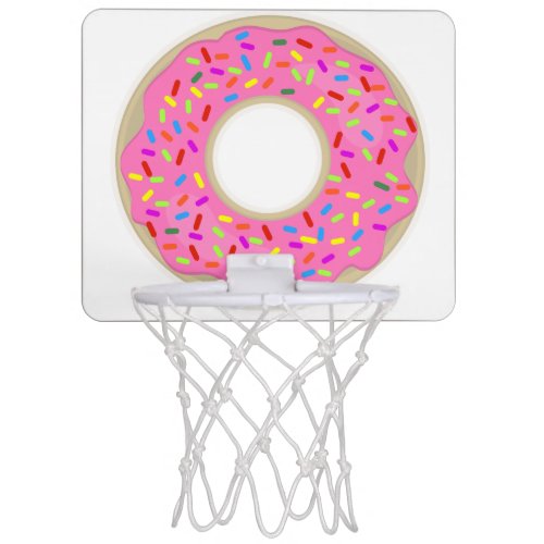 Frosted Donut Shoot Mini Basketball Hoop