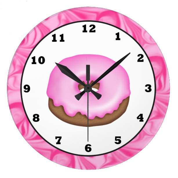 Donuts Wall Clocks | Zazzle