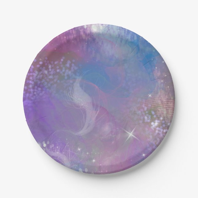 Frosted Dreaming Paper Plates (Front)