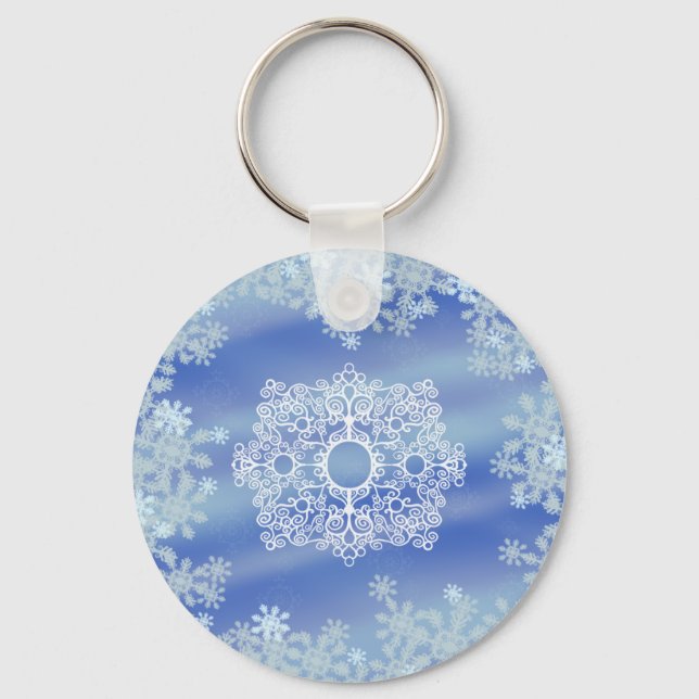 Frosted Edges IV Keychain (Front)