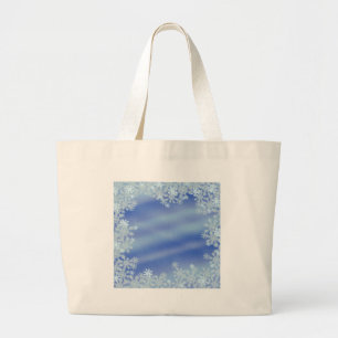 Frosted Edges Large Tote Bag
