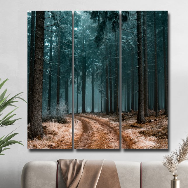 Frosted Forest Path Triptych (Creator Uploaded)