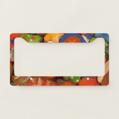 Frosted Gingerbread Cookies License Plate Frame