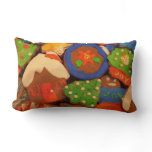 Frosted Gingerbread Cookies Lumbar Pillow