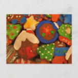 Frosted Gingerbread Cookies Postcard
