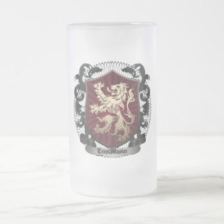 Frosted Glass Beer Mug (16 oz)