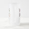 Frosted Glass Beer Mug with Logo 16 oz No Minimum