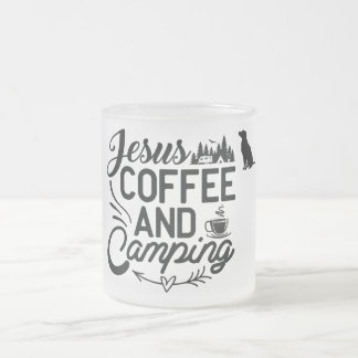 Frosted Glass Camp Mug