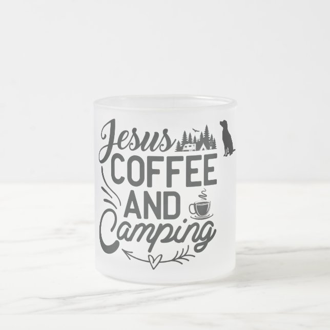 Frosted Glass Camp Mug  (Center)
