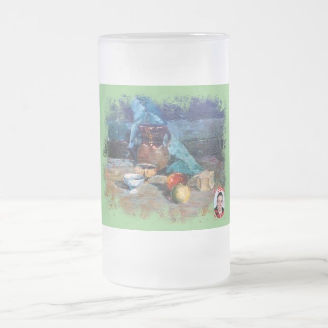 Frosted Glass Glass Glass Glass Bottle Frosted Glass Beer Mug (Center)