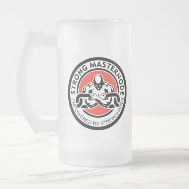 Frosted Glass Mug (Left)