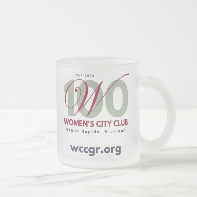 Frosted Glass Mug (Right)