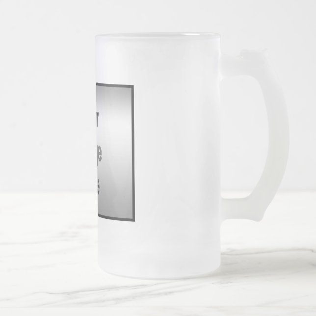 Frosted Glass Mug (Right)