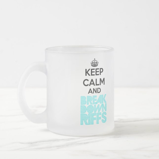 Frosted Glass Mug (Left)