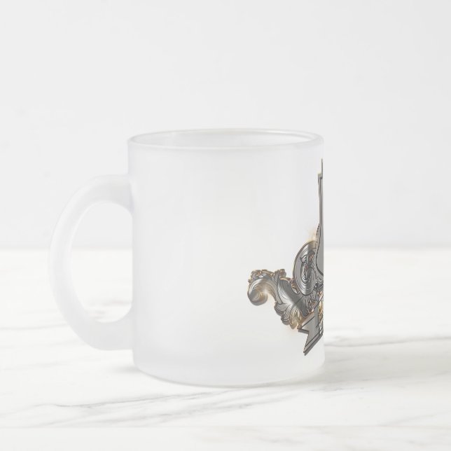 Frosted Glass Mug (10 oz. & 16 oz.) (Left)