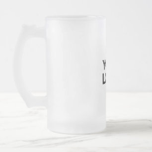 Frosted Glass Mug (16 oz)