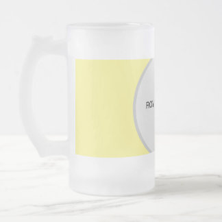 Frosted Glass Mug, 16 oz Beer Mug