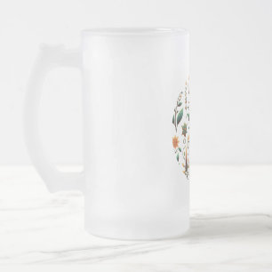 Frosted Glass Mug, 16 oz Beer Mug