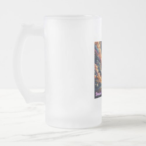 Frosted Glass Mug 16 oz Frosted Glass Beer Mug