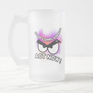 Frosted Glass Mug 16oz : Act Now