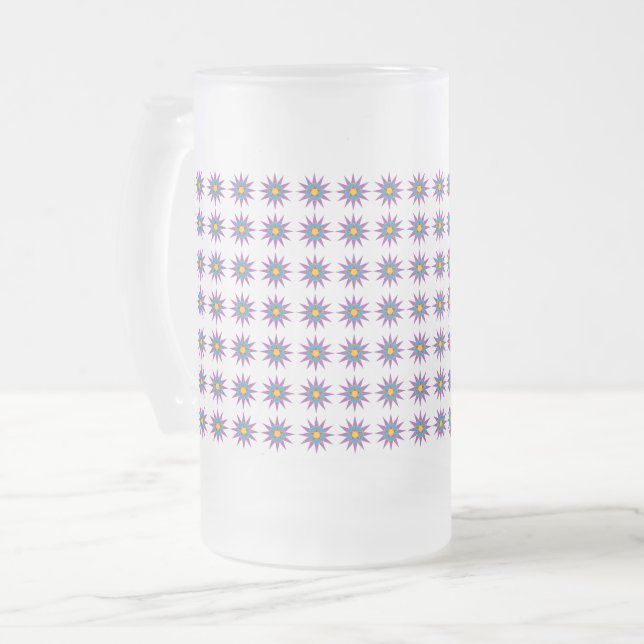 Frosted Glass Mug For Softdrinks (Front Left)