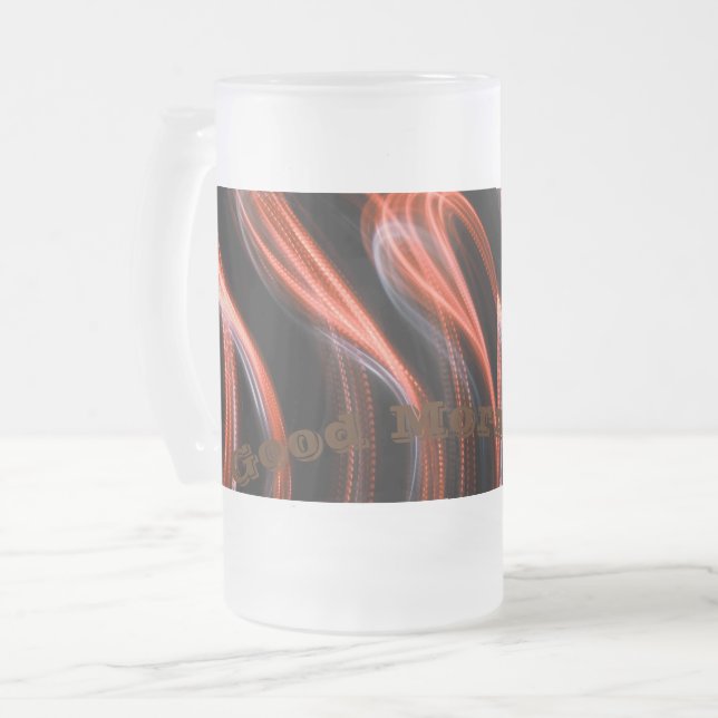 Frosted Glass Mugs (Front Left)
