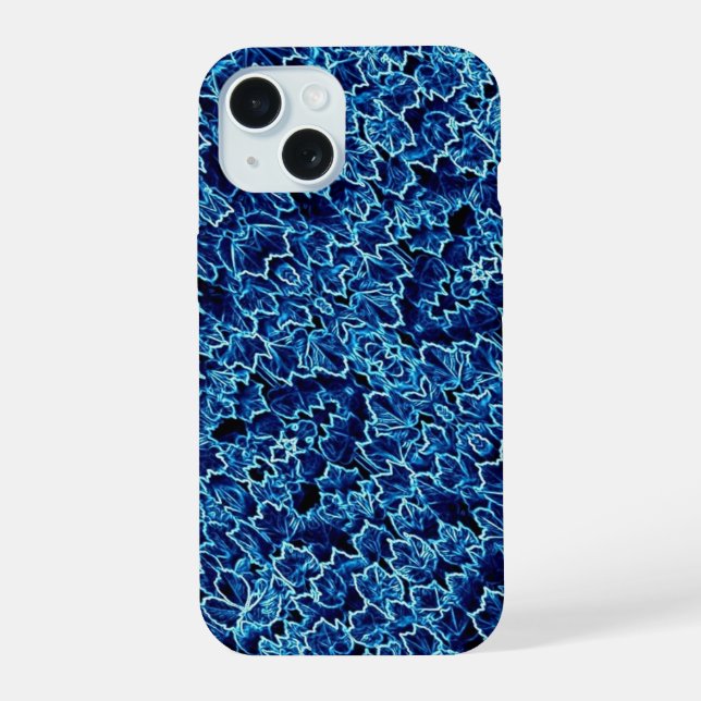 Frosted Ivy Blue Iphone Case (Back)