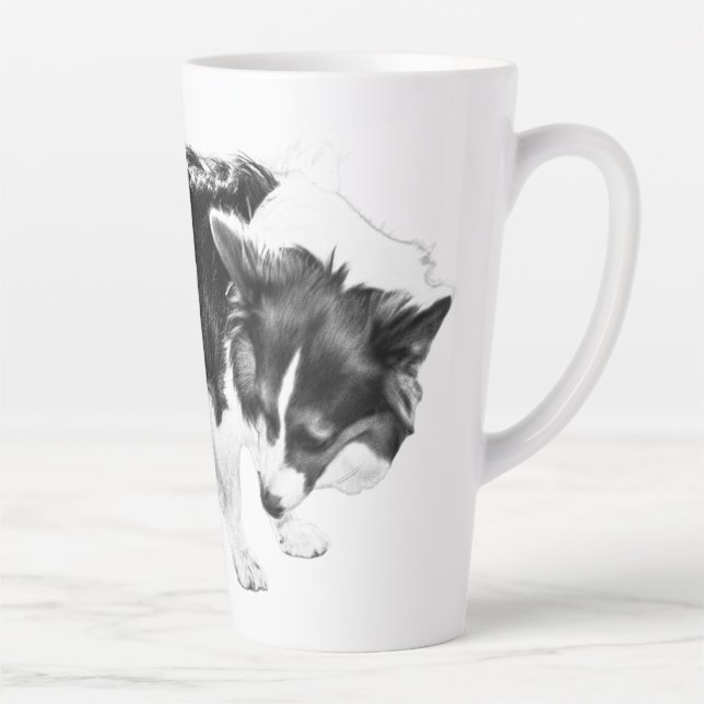 Frosted Leaf Investigator Latte Mug (Right)