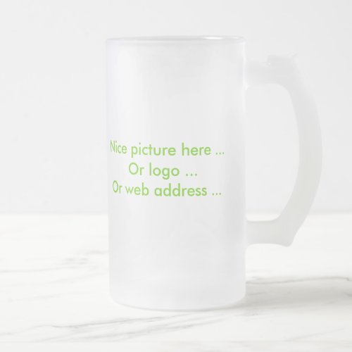 Frosted mug