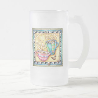 FROSTED MUGS - COOL BEANS! COFFEE ART