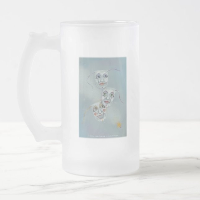 Frosted Mugs - HappinessAndTears (Left)