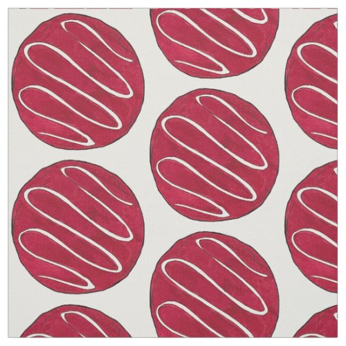 Frosted Red Velvet Cookie Print Baking Bake Sale Fabric