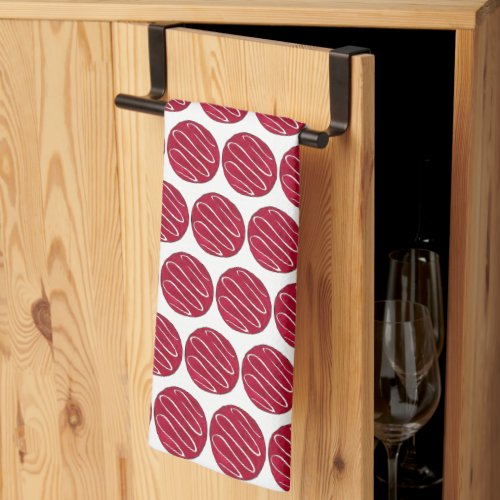 Frosted Red Velvet Cookie Print Baking Bake Sale Kitchen Towel