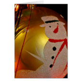 Frosted Snowman Ornament (Front)