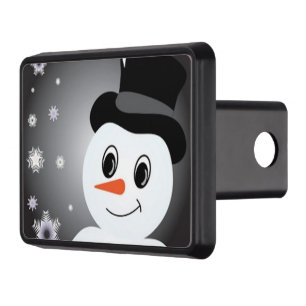 Frosted Snowman Tow Hitch Cover