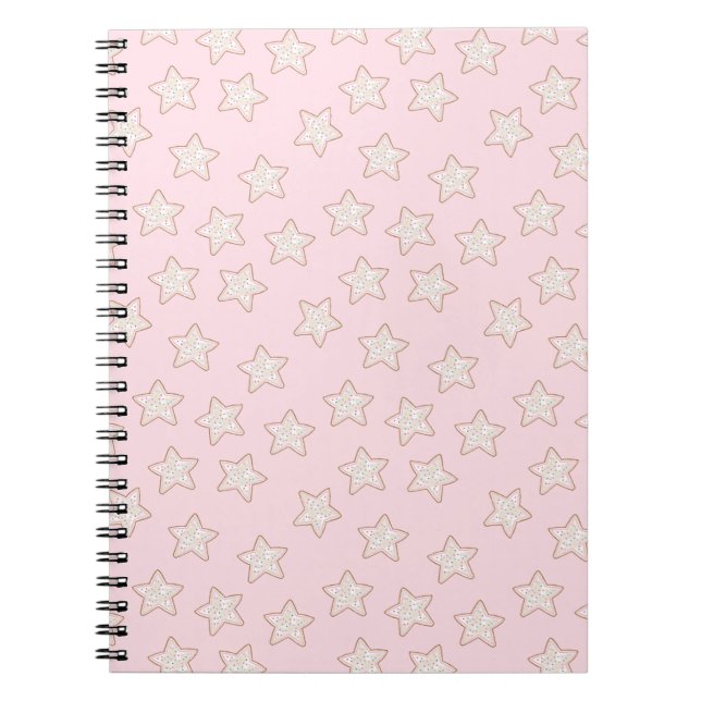 Frosted Sprinkle Cookies Pink Notebook (Front)