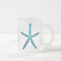 Frosted Starfish Mug