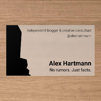 Frosted Transparent Super Blogger Consultant  Clear Business Cards