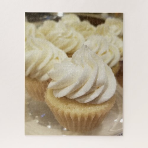 Frosted Vanilla Cupcakes Jigsaw Puzzle