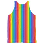 Frosted Vertical Rainbow All-Over-Print Tank Top (Back)