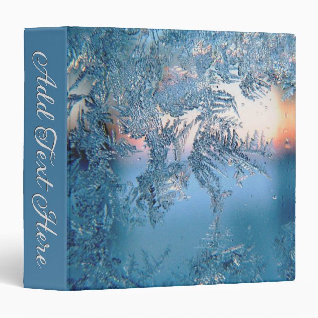 Frosted View 3 Ring Binder (Front/Spine)