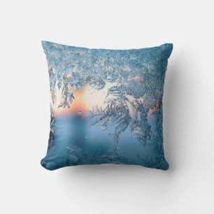 Frosted View Throw Pillow