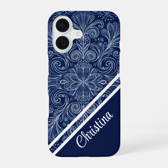 Frosted Whispers Iphone Case (Back)