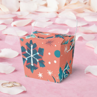 ''Frosted Winter Elegance Christmas Gift Boxes'' Favor Boxes