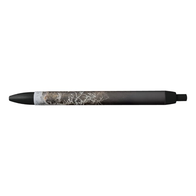 Frosted Winter Forest Aesthetic Pen (Front)
