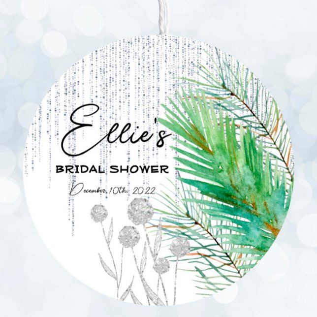 Frosted Winter - Silver - Multi-use Favor Sticker (Creator Uploaded)